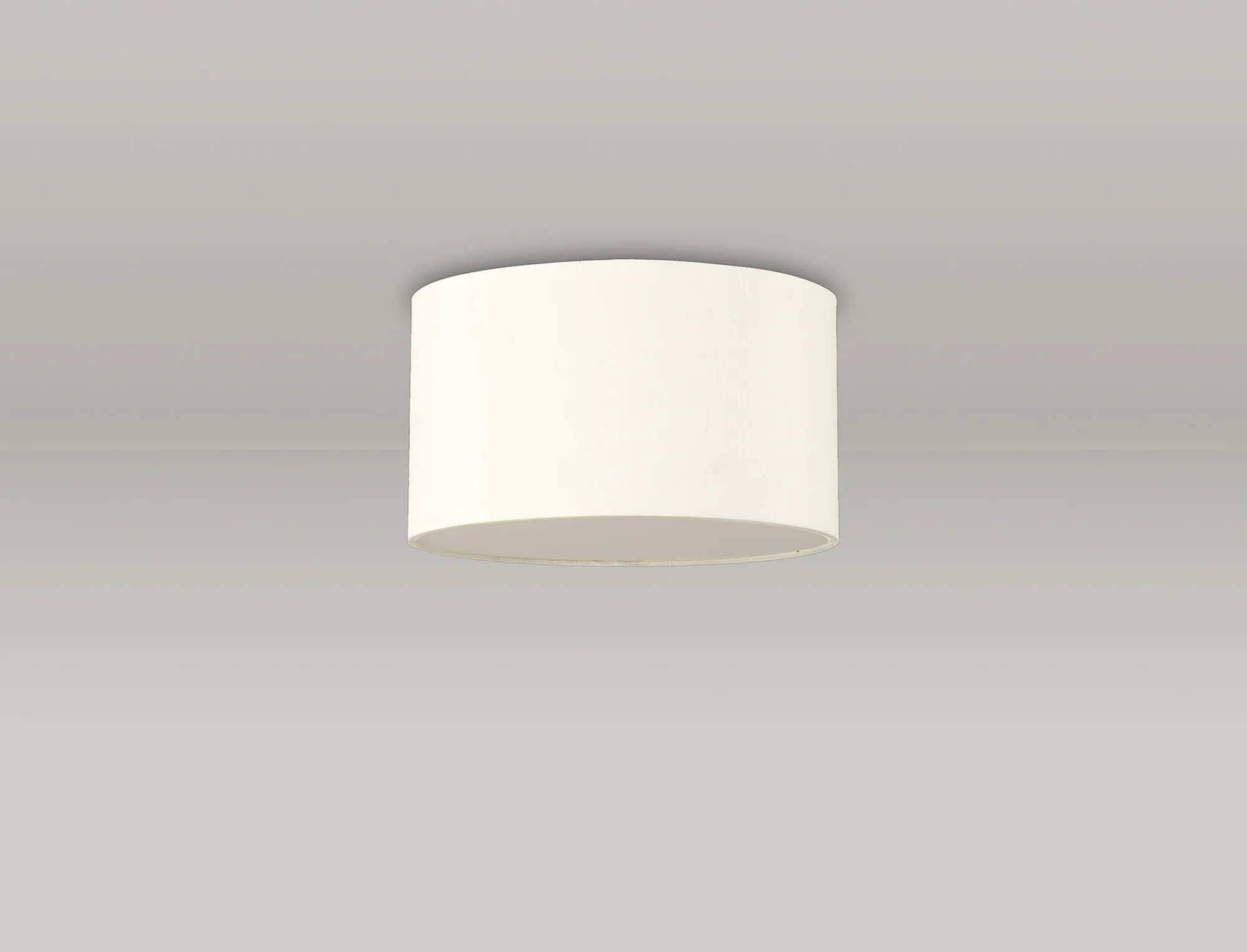 Baymont 30cm Flush 3 Light Ivory Pearl, Frosted Diffuser DK0609  Deco Baymont WH IV